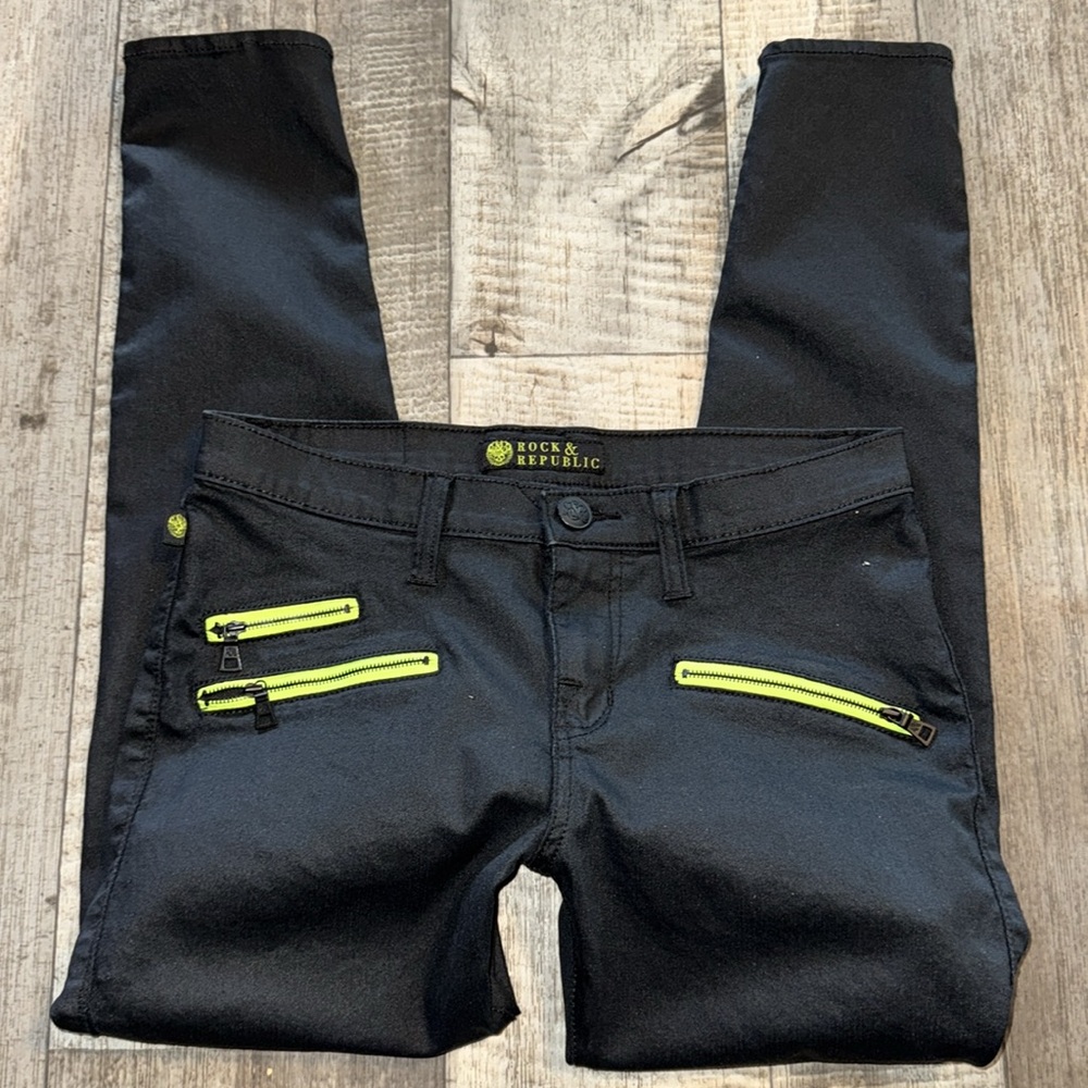 ROCK & REPUBLIC Banshee glow jeans-size 10 - Picture 1 of 13